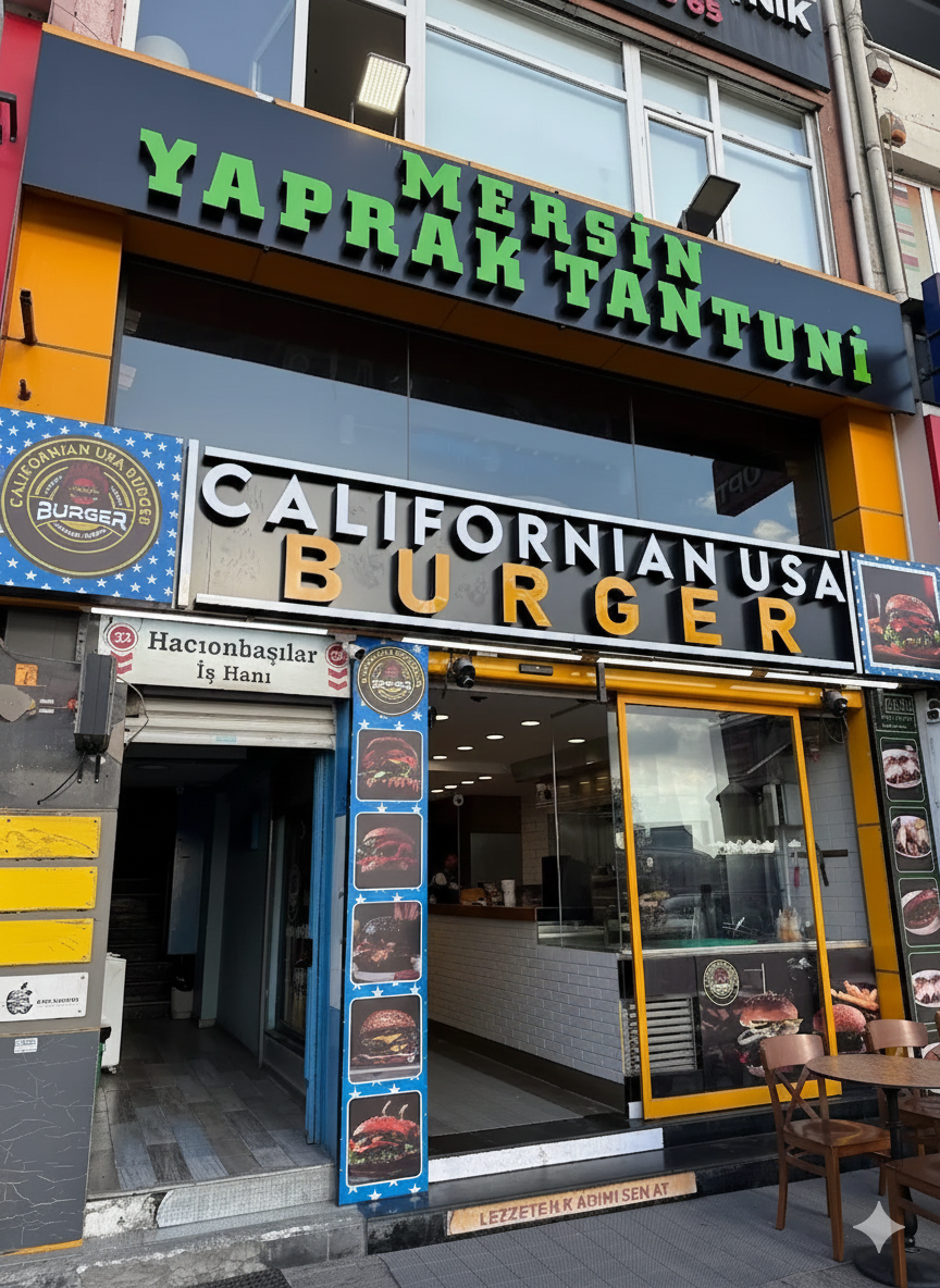 Californian USA Burger Kadıköy Şubesi